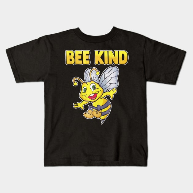 Bee Kind Kids T-Shirt by toiletpaper_shortage